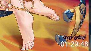 Anime Feet JOI To Push Your Feet Addiction Femdom, Domination, Feet Fetish, Degradation, Edging, C
