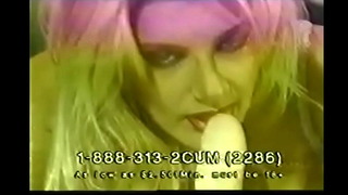 Classic Blonde Masturbation Phone Ad