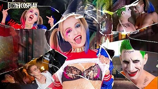 Dirty Cosplay – Harley Sinn And The Fantastic Big Cock Of Mister J. Brad Knight & Natalia Starr