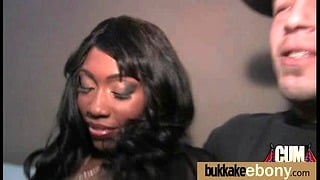 Ebony Gang Bang And Cum Feeding 6