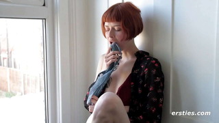 Redhead Amateur Masturbates for Camera