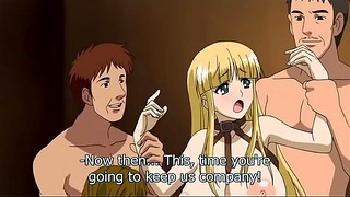Cute Blonde Maid Takes Care of All the Dicks in the Mansion Hentai Porn