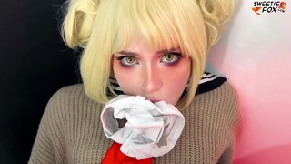 Himiko Toga And Her Hairy Pussy Celebrate 18Th With First Sex And Сreampie