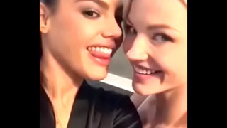 Lesbians Kissing