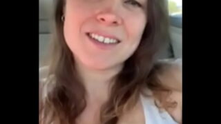 Micha Masturbating In The Car Alone