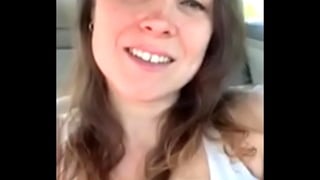 Micha Masturbating In The Car Alone