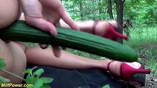 Milf Outdoor Interracial Big Cock Fucked