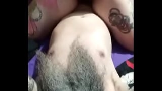 Oldie And Young Tattoo Couple