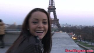 Pickedup French Babe Interracial Buttfucked