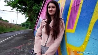 Public Agent – Very Cute College Teen Art Student With Natural Tits Studies A Big Dick Outdoors