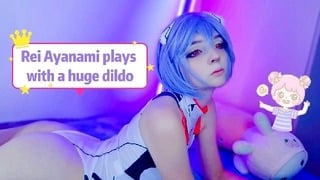 Hot Anime Cosplayer Masturbates for a Webcam