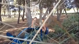 Spectacular: 19 Years Old Teen Gala Gets Picked Up And Fucked Outdoors