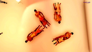 Swallowed! – Ep 11 Orgy Scene