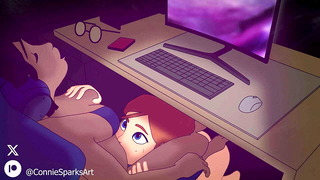 Under The Desk Deepthroat Futa