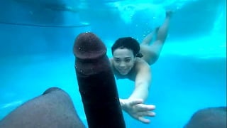 Underwater Sex Amateur Teen Crushed By BBC Big Black Dick