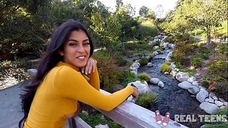 Real Teens – Latina Teen Sophia Leone POV Blowjob