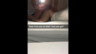 Cheating Girlfriend Fucks Guy After Night Out Snapchat Cuckold