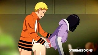 Naruto Comes Home And Fucks His Wife Hinata While She Washes The Dishes – Hentai Uncensored Boruto