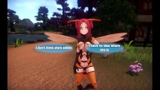 Monster Girl Island [Monthly Hentai game] Ep.14 hornet monster girl t by a lesbian purple slime girl