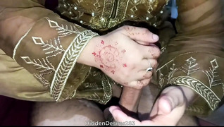 Step Brother Enjoy Handjob Orgasm Control