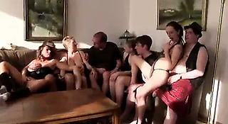 German amateur orgy with old and young