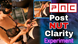 Training Zero Femdom Post Nut Clarity Experiment! Cumshot Ruined Orgasm Cum Eating CEI Bondage Slave Real Homemade Amateur Milf