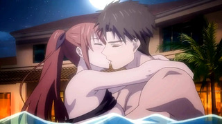 ”Sweaty Bodies, Wet Holes” After the BBQ Party, Her Wet Pussy Got Fucked in the Pool – Hentai Sex(Eng Sub)